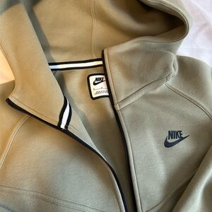 Nike Tech Sage Green Zip-Up Hoodie